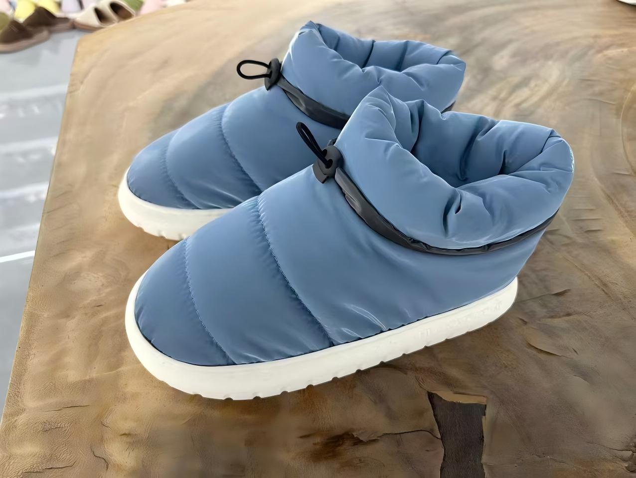 Dunfyldte vandtætte skridsikre bomulds hjemmesko